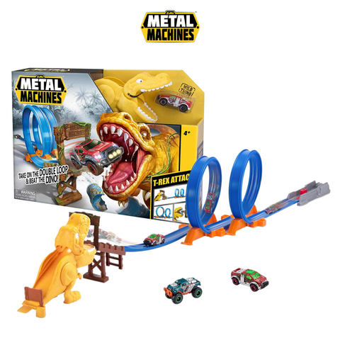  Bộ đồ chơi đường đua đối đầu T-Rex Zuru Metal Machines 