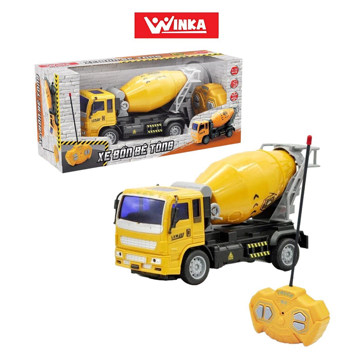 Xe điều khiển từ xa bồn bê tông Winka