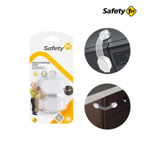  Đồ dùng khóa cửa đa năng màu trắng Safety 1st 