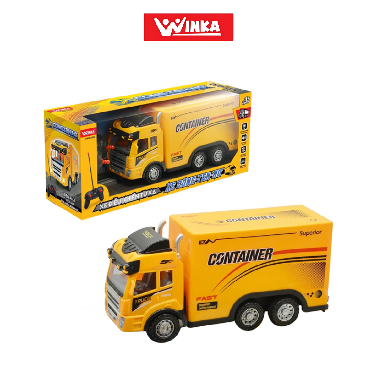 Xe điều khiển từ xa công ten nơ Winka
