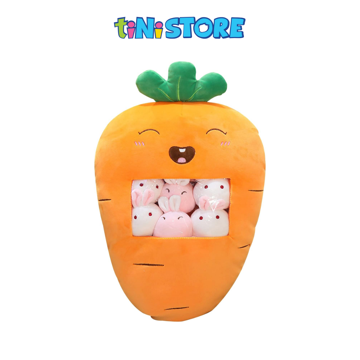 Đồ chơi túi thú bông cà rốt kèm thú bông hạt đậu Value Toys