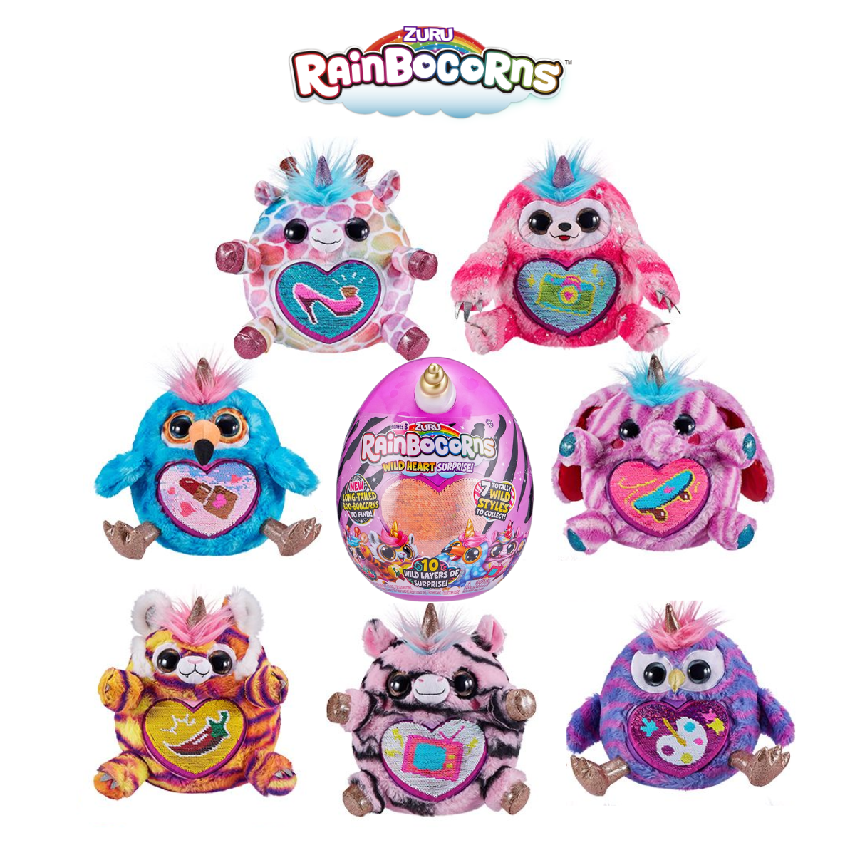 Đồ chơi trứng kỳ lân lấp lánh Rainbocorns S3 (Mẫu ngẫu nhiên)