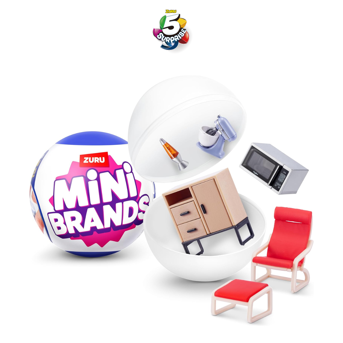 Đồ chơi trứng sưu tập đồ gia dụng Zuru Home Mini Brands 5 Surprise S1