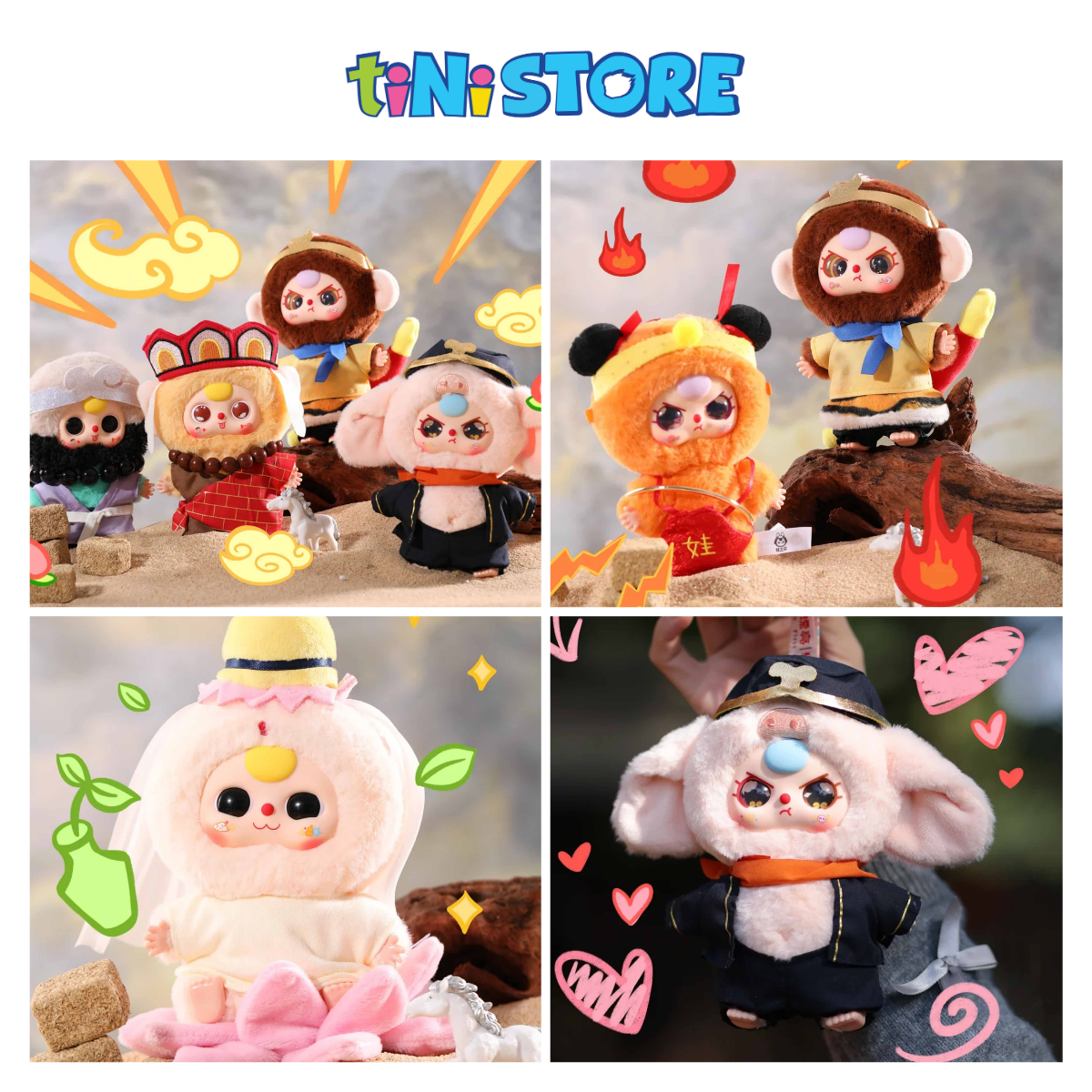 Đồ chơi blind box Baby Three Tây Du Ký (Mẫu ngẫu nhiên)