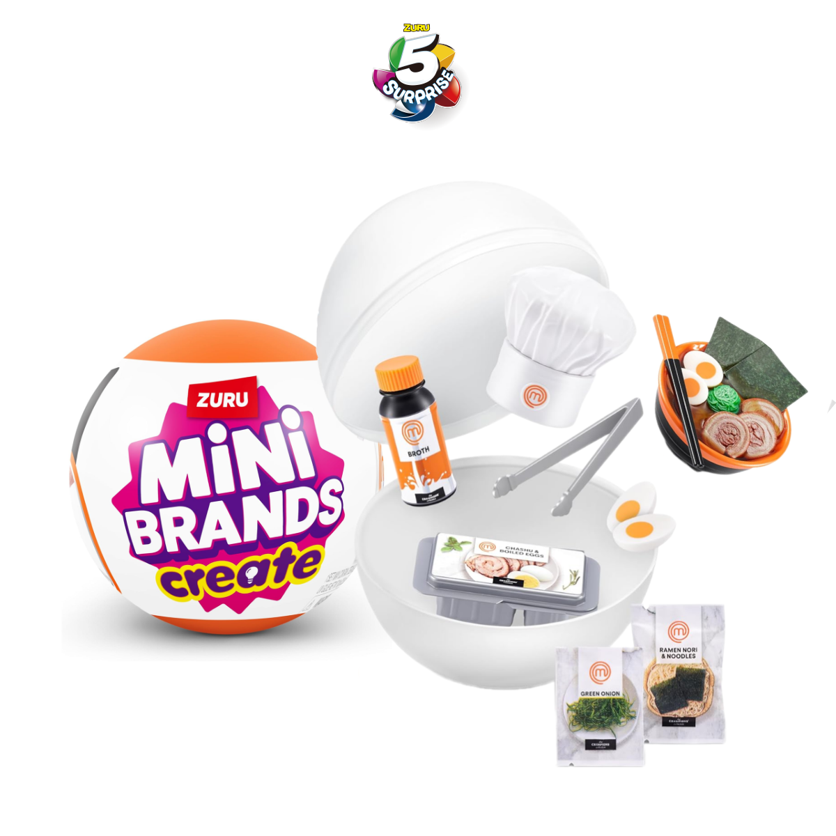 Đồ chơi trứng sưu tập đầu bếp Zuru Master Chef Mini Brands 5 Surprise S1