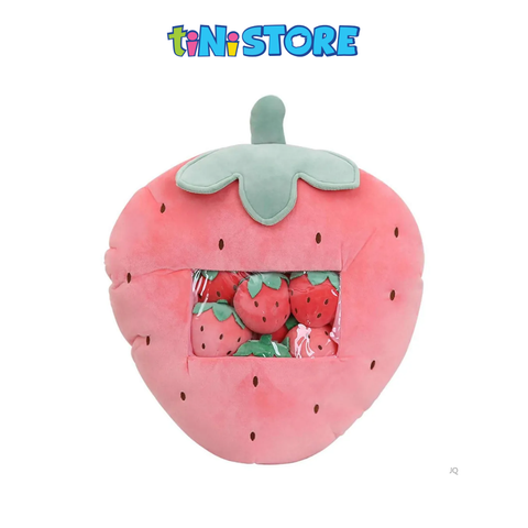  Đồ chơi túi thú bông dâu tây kèm thú bông hạt đậu Value Toys 