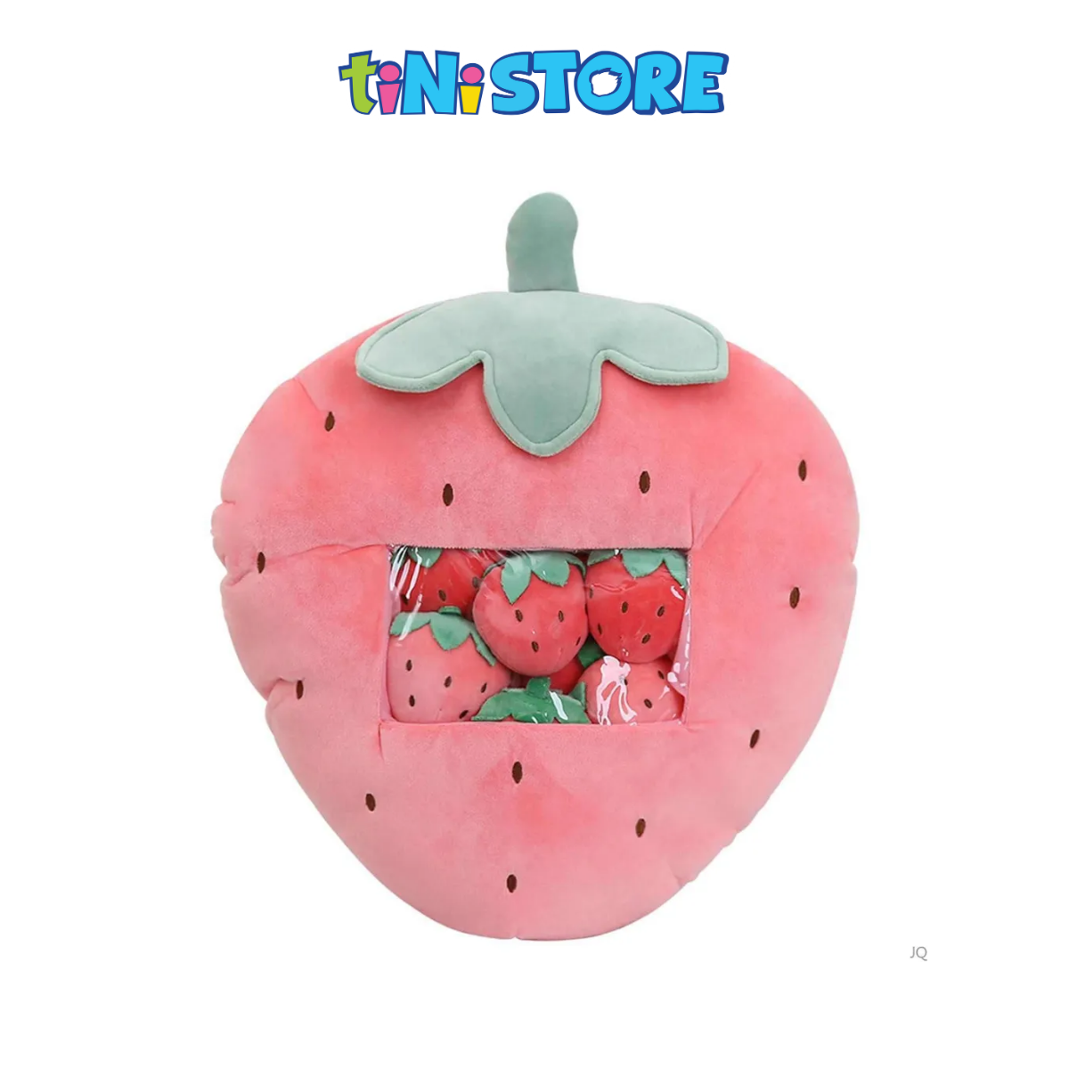 Đồ chơi túi thú bông dâu tây kèm thú bông hạt đậu Value Toys
