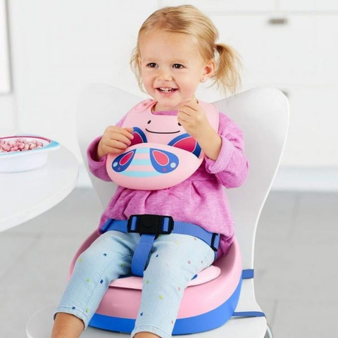  Yếm ăn dặm silicone Zoo Skip Hop - Bướm 