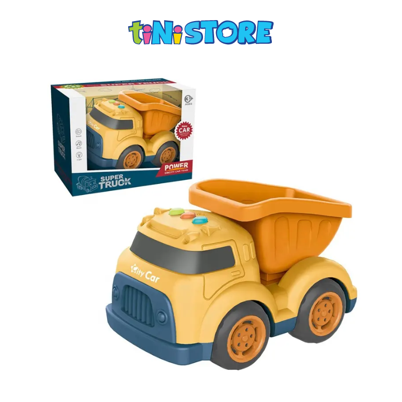 Đồ chơi xe công trường chở vật tư Value Toys