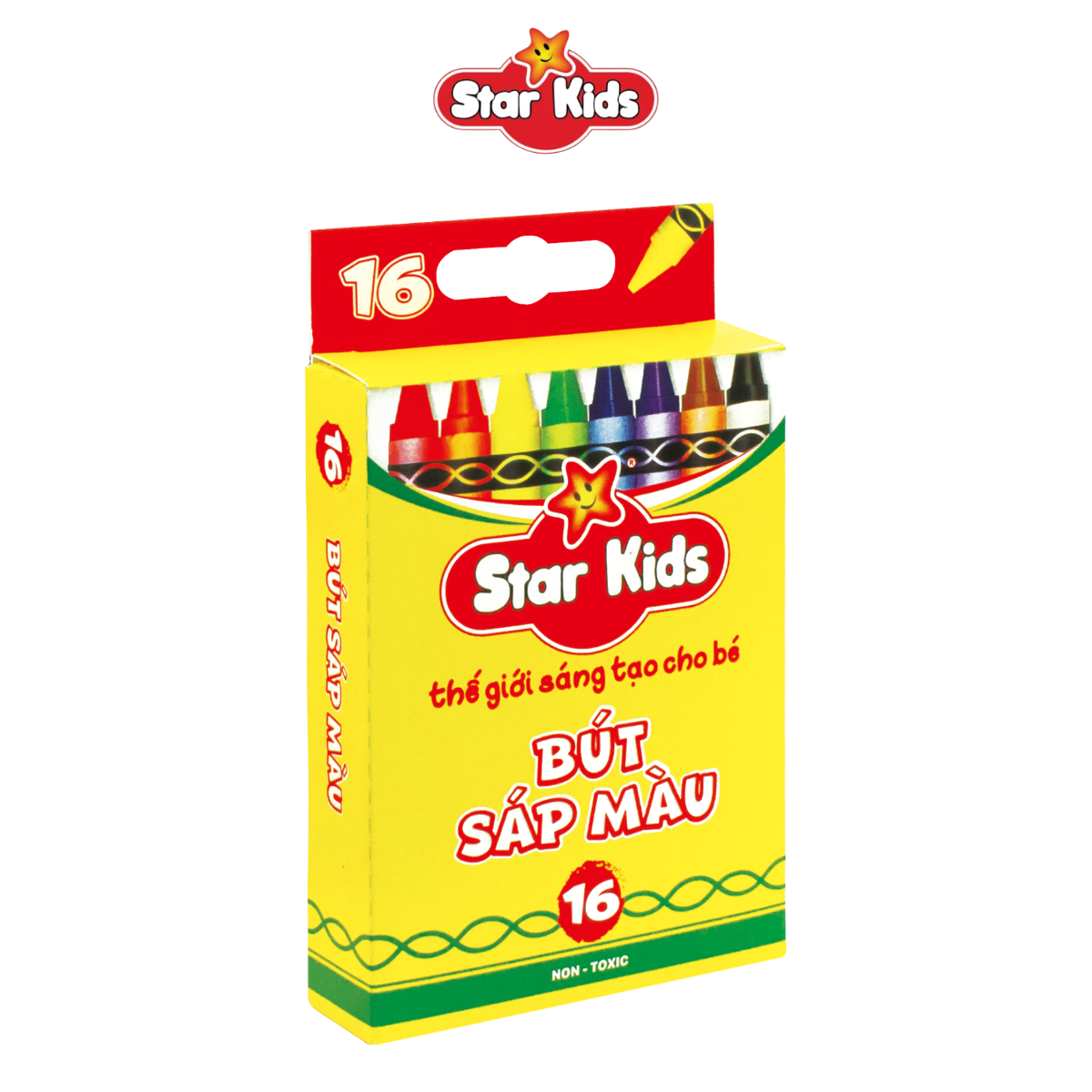 Bút sáp màu 16 cây Star Kids