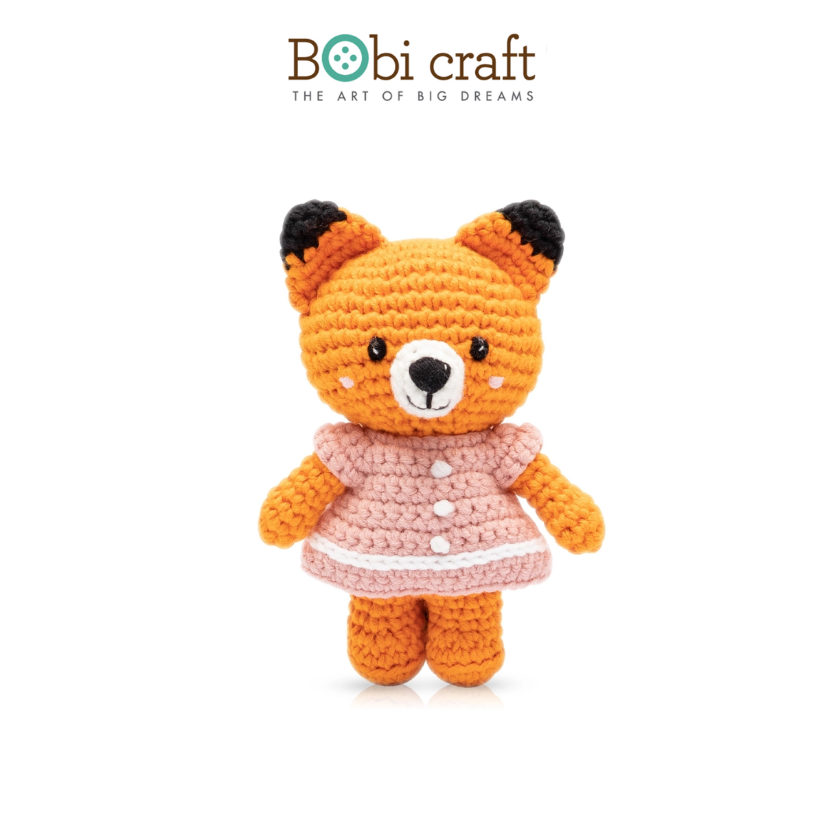 Thú bông len Bobicraft Cáo Foxxie Nhi