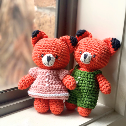  Thú bông len Bobicraft Cáo Foxxie Nhi 