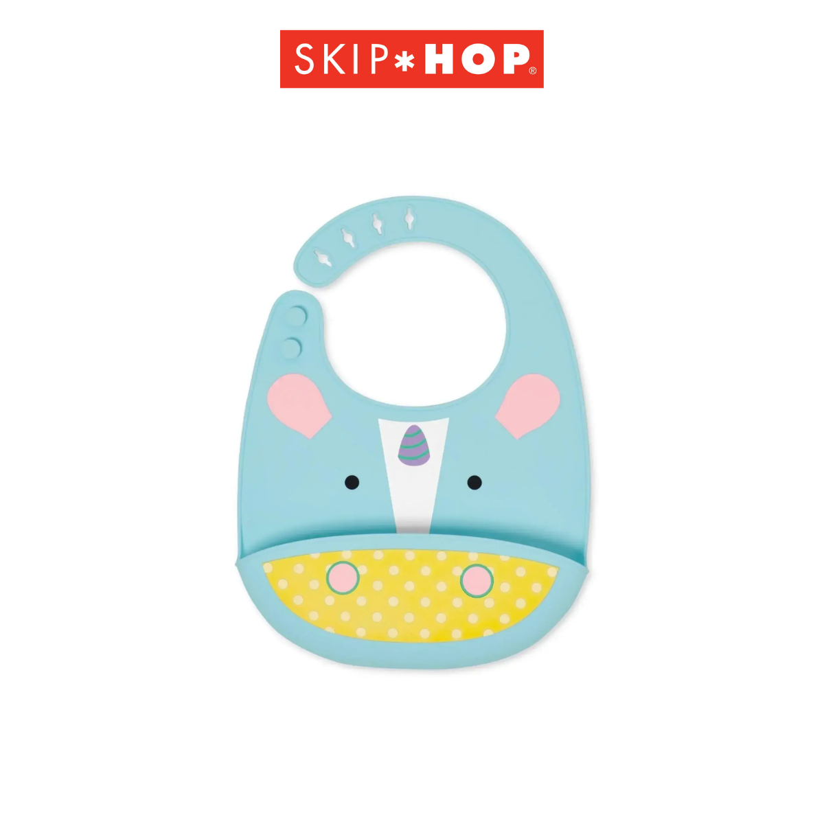 Yếm ăn dặm silicone Zoo Skip Hop - Unicorn