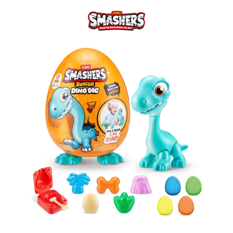  Đồ chơi trứng khủng long Dino Dig cỡ lớn Zuru Smashers S1 (Giao mẫu ngẫu nhiên) 