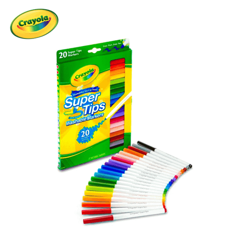  Bút lông 20 màu Crayola Supertips 588106 