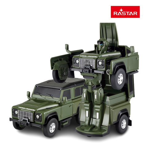  Đồ chơi xe chạy trớn biến hình Robot 1:32 Land Rover Rastar (Giao mẫu ngẫn nhiên) 