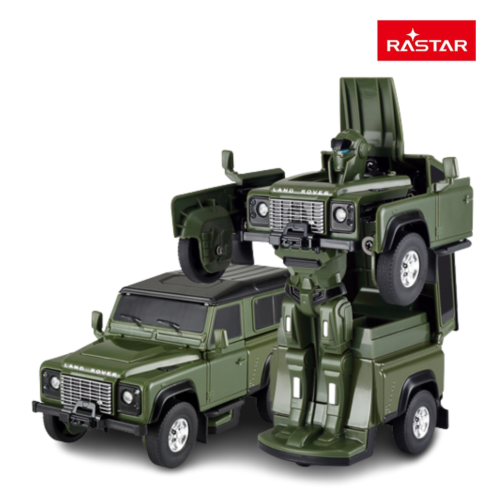 Đồ chơi xe chạy trớn biến hình Robot 1:32 Land Rover Rastar (Giao mẫu ngẫn nhiên)