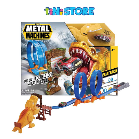  Bộ đồ chơi đường đua đối đầu T-Rex Zuru Metal Machines 