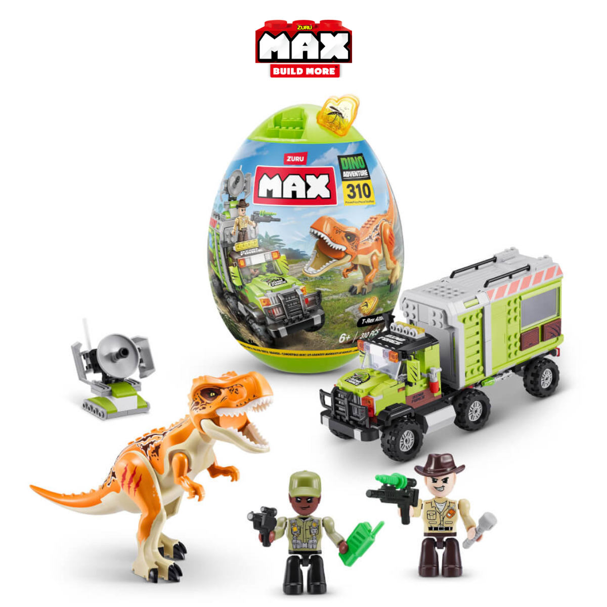 Đồ chơi trứng lắp ráp Zuru Max Build More 310 mảnh