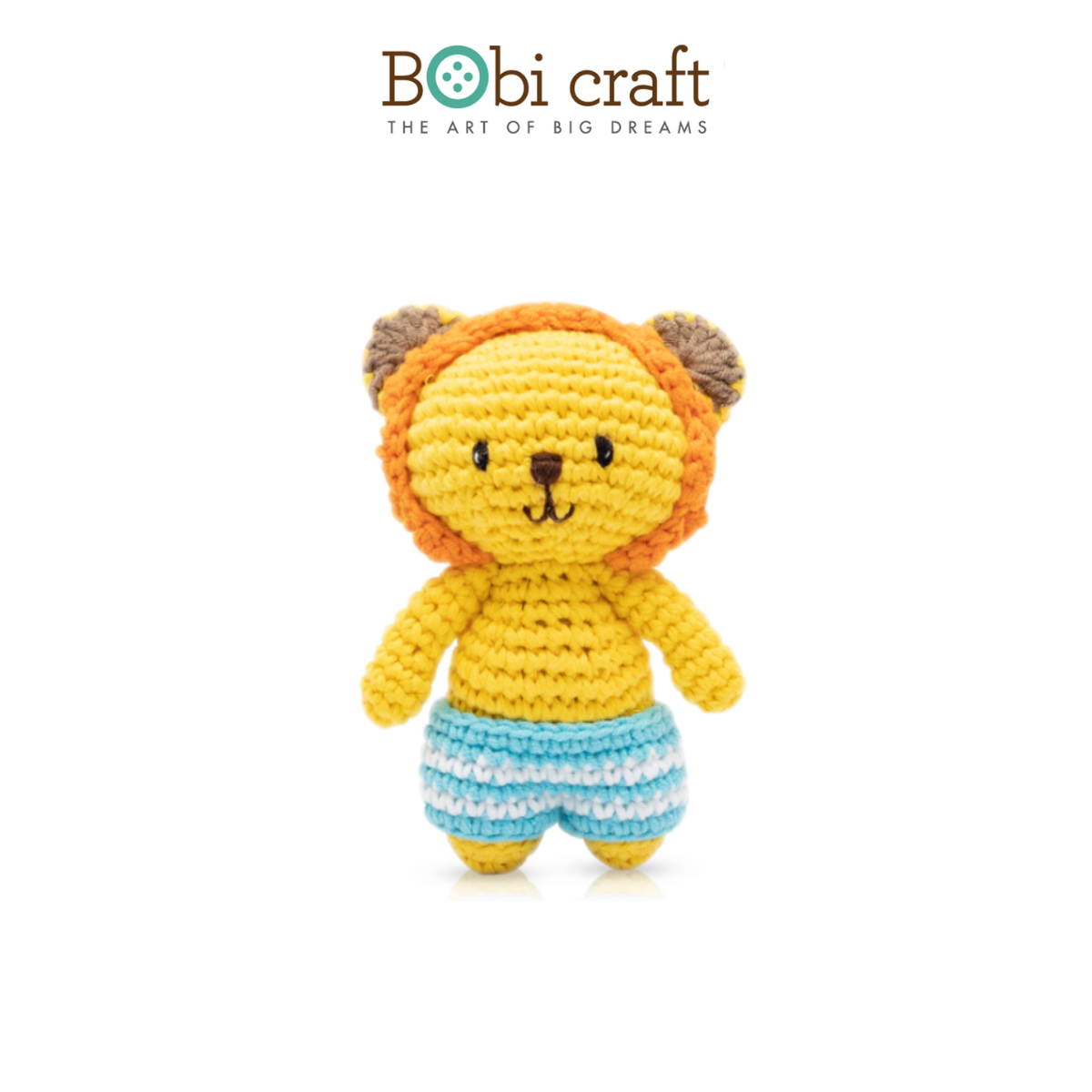 Thú bông len Bobicraft Sư Tử Leo Nhí mặc đồ bơi