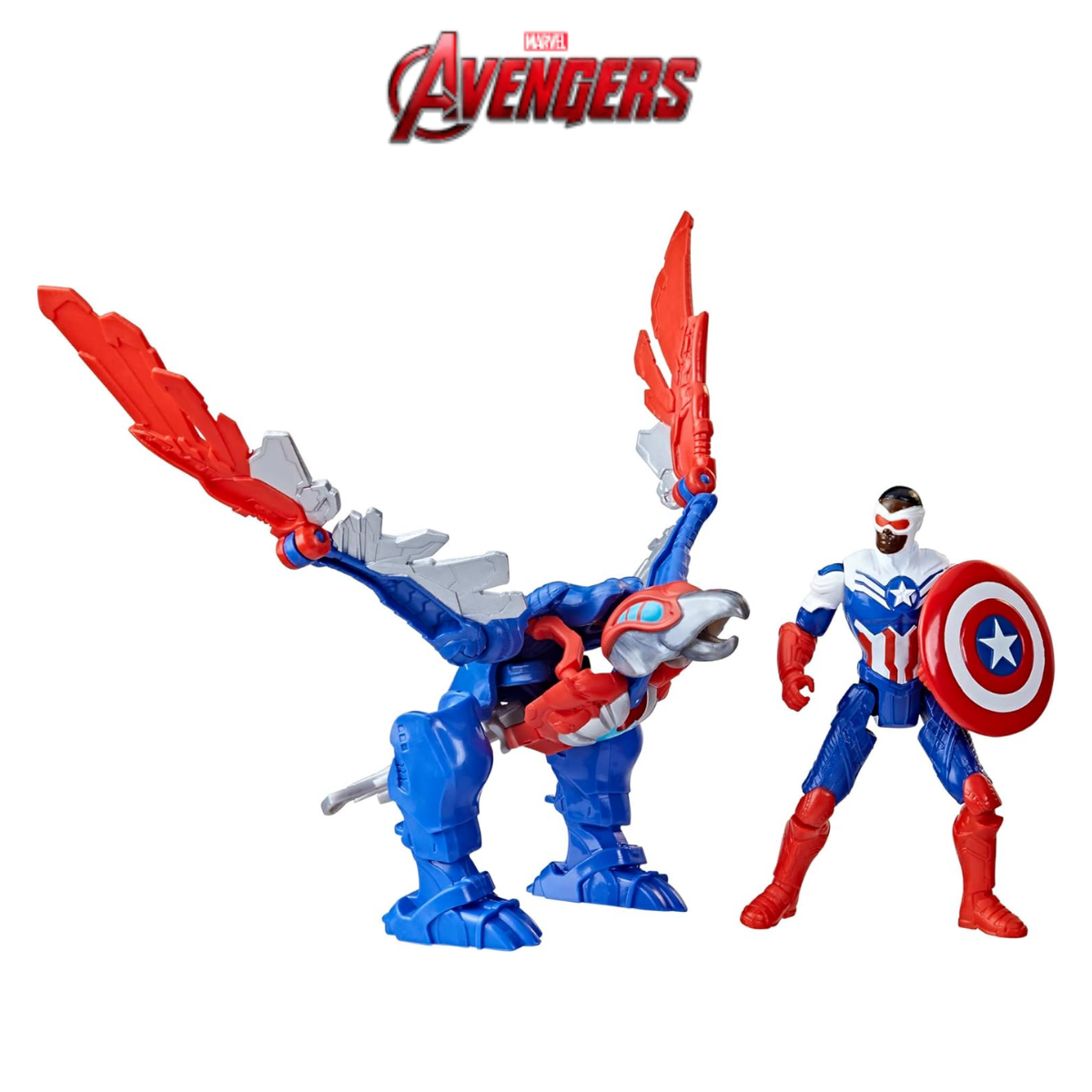 Bộ đồ chơi siêu anh hùng Mech Strike Captain America Avengers