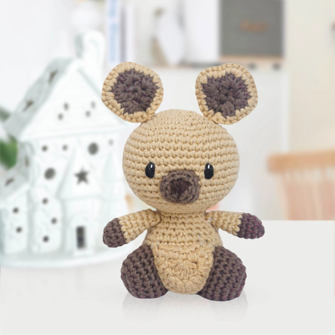  Thú bông len Bobicraft Kangaroo con đực ngồi 