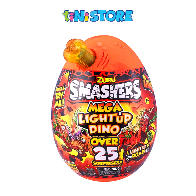 Đồ chơi trứng khủng long nham thạch Zuru Smasher - S4 cỡ lớn