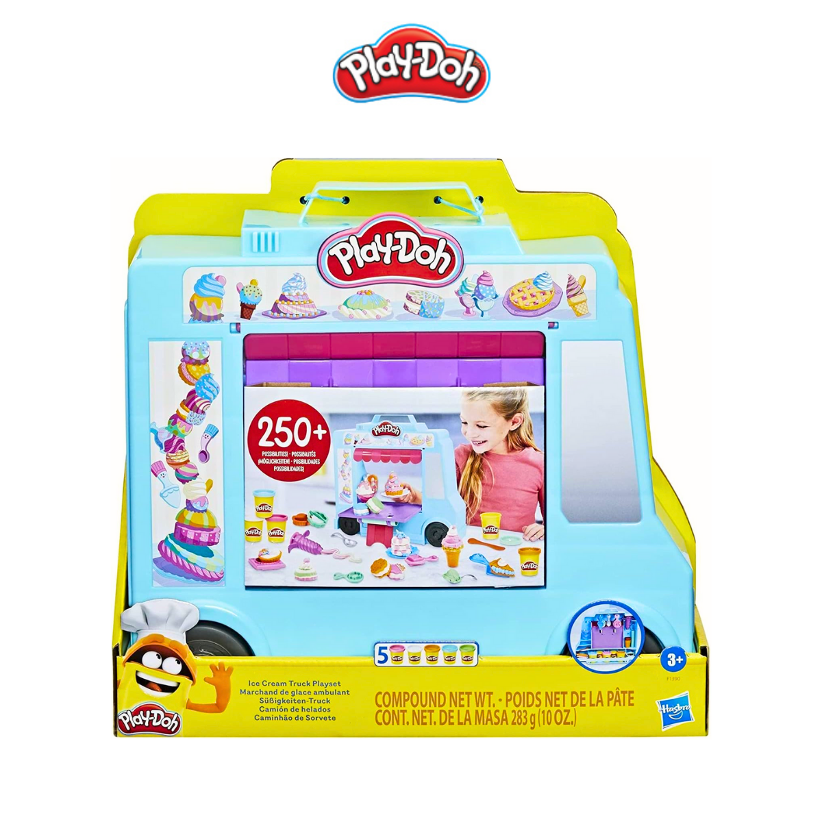 Bộ đồ chơi đất nặn xe kem di động Play-Doh