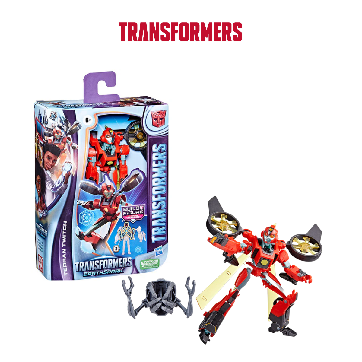 Đồ chơi robot biến hình Terran Deluxe Twitch Transformers