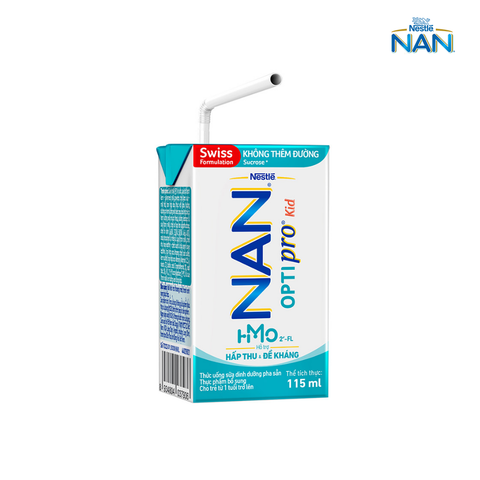  Sữa Nestle dinh dưỡng pha sẵn NAN Optipro Kid 115ml (lốc 6 hộp) 