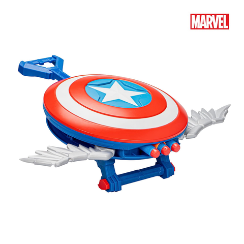  Bộ đồ chơi mô hình khiên chiến đấu Mech Strike Captain America Marvel 