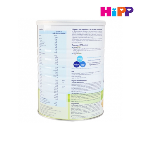  Sữa bột công thức HiPP 2 Organic Combiotic 800g 