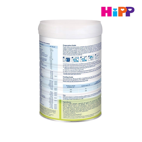  Sữa bột công thức HiPP 3 Organic Combiotic 800g 