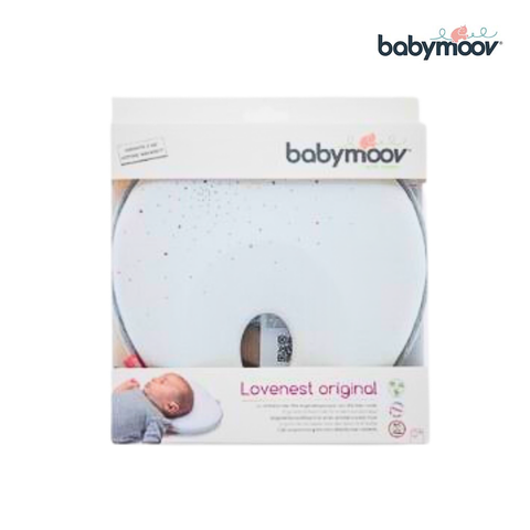  Gối chống bẹt đầu Lovenest Babymoov (màu trắng) 