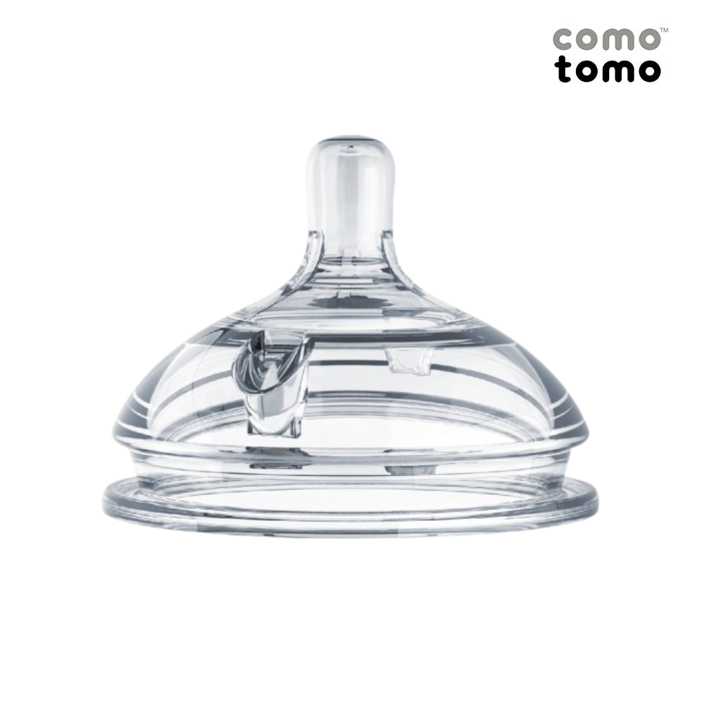 Bộ 2 núm ti silicone số 3 (6m+) Comotomo