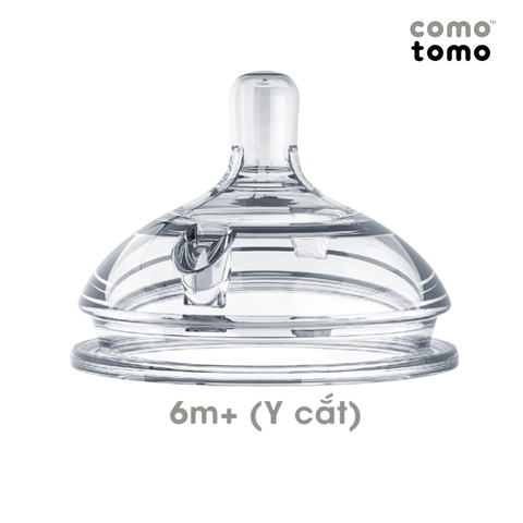  Bộ 2 núm ti silicone Y cut (6m+) Comotomo 