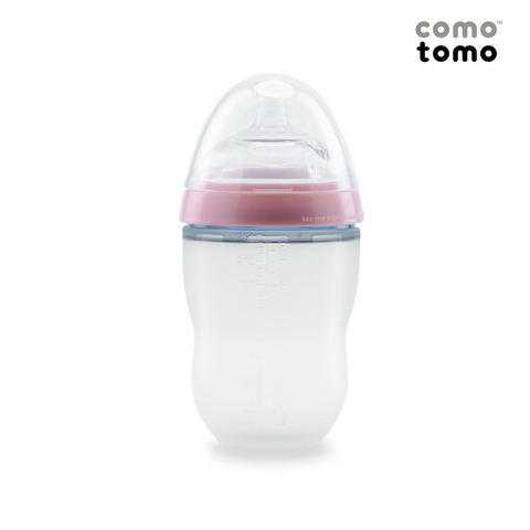  Bình sữa silicone Comotomo 250ml - Hồng 