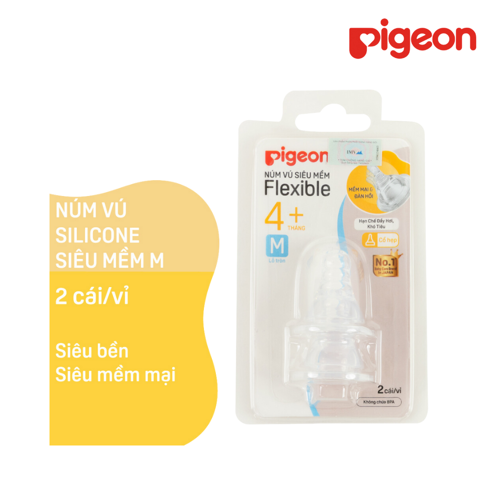 Núm vú siêu mềm 2 cái/vỉ (M) - 2021