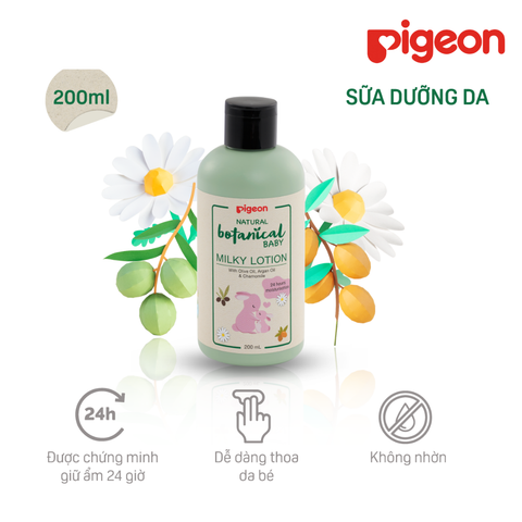  Sữa dưỡng da cho bé Natural Botanical (dùng ban đêm) 200ml 