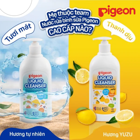  Nước rửa bình sữa Pigeon hương yuzu 450ml 