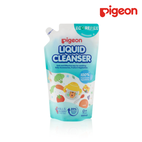  Nước rửa bình sữa Pigeon hương tự nhiên 650ml thay thế 