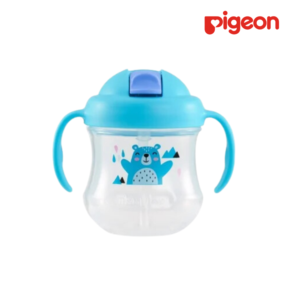 Ly Magmag ống hút Pigeon 200ml 2021 Màu xanh dương