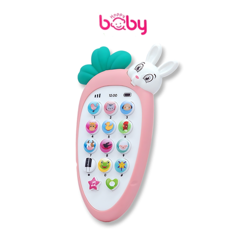  Đồ Chơi Điện Thoại Thỏ Hồng Happy Baby 