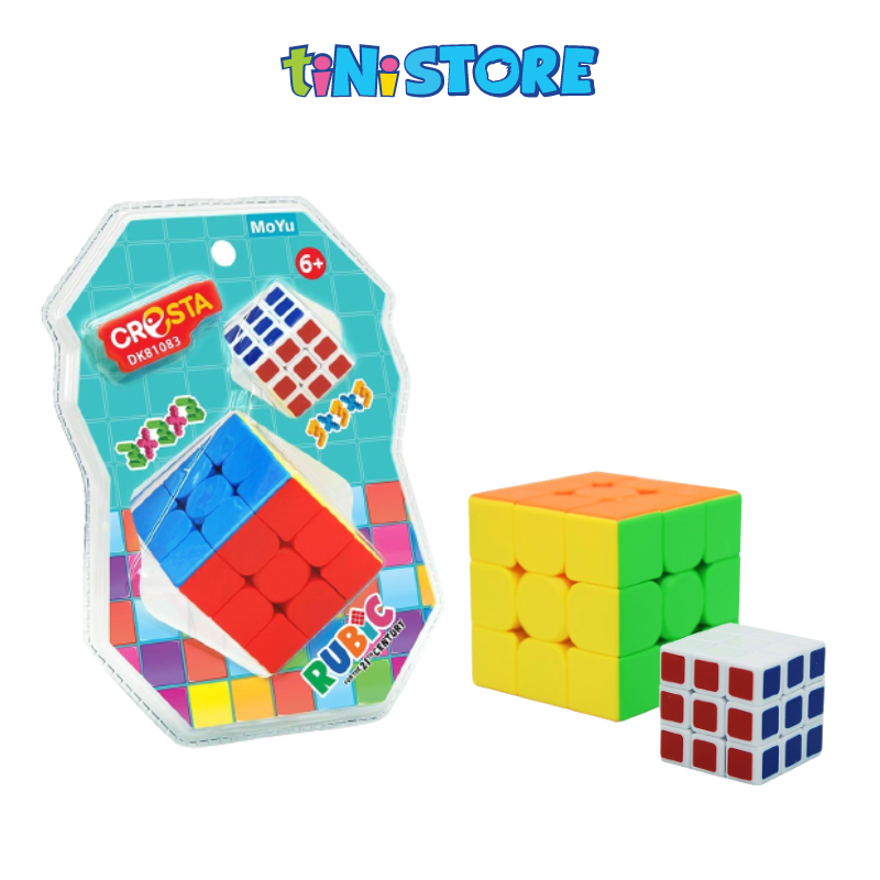 Rubic 3x3x3 kèm Rubic nhỏ 3x3x3 Cresta