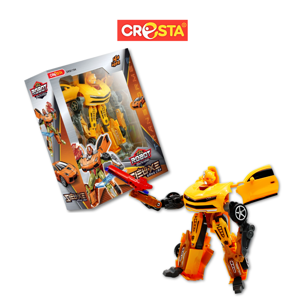 Đồ chơi Robot biến hình Siêu xe đẳng cấp Cresta