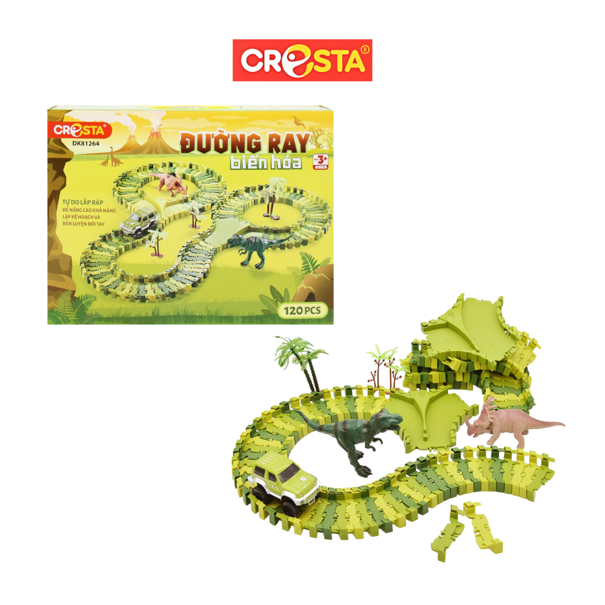 Đồ chơi đường ray biến hóa Cresta