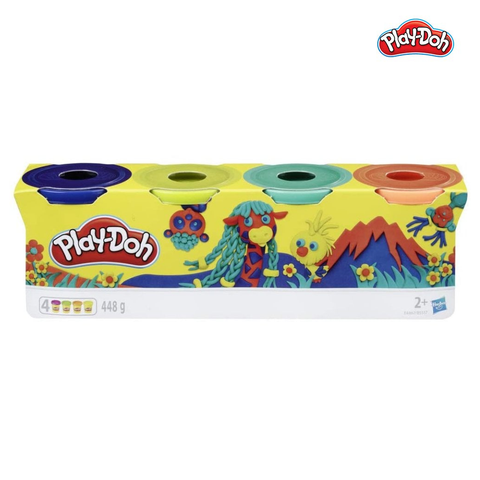  Bộ đồ chơi đất nặn 4 màu tự nhiên Play-Doh 