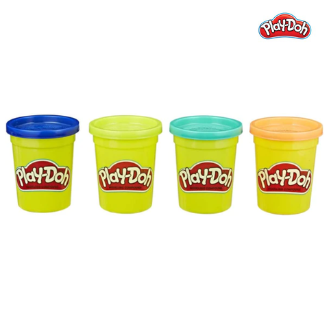  Bộ đồ chơi đất nặn 4 màu tự nhiên Play-Doh 