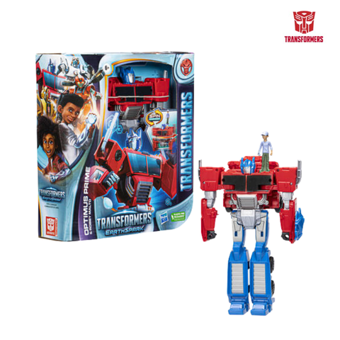  Đồ chơi robot biến hình Earthspark Spinchanger Optimus Transformers 