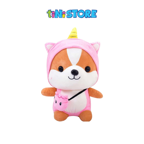  Đồ chơi thú bông sóc hồng đội nón 25cm Value toys 